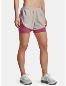 Under Armour Shorts UA Fly By Elite 2-in-1 Short-GRY - Γυναικεία