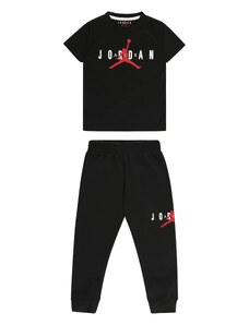 Jordan Φόρμα τρεξίματος σκούρο κόκκινο / μαύρο / λευκό