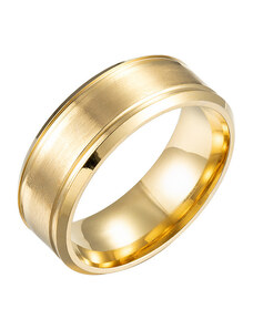 GOLD GREGORIO RING - STAINLESS STEEL - 69 (22mm)