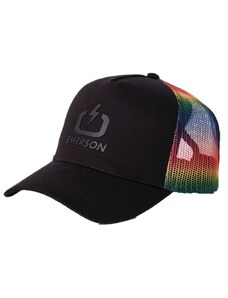 Emerson - 221.EU01.07 - Trucker Cap - Black/Rainbow - Καπέλο