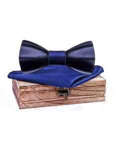 Legend - LGDWT-324 - Set Wooden Bow Ties - Blue - ΠΑΠΙΓΙΟΝ