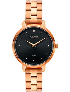BREEZE Ideale - 212351.6 Rose Gold case with Stainless Steel Bracelet