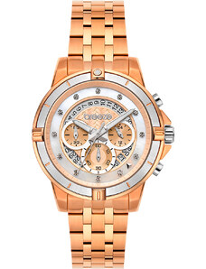 BREEZE Divinia Crystals Chronograph - 212311.4 Rose Gold case with Stainless Steel Bracelet