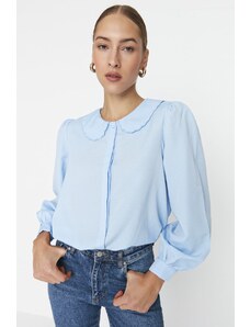 Trendyol Shirt - Blau - Κανονική εφαρμογή