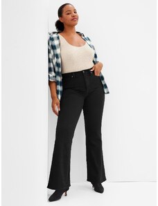GAP Μαύρο High Rise '70s Flare Jeans Παντελόνι με Washwell