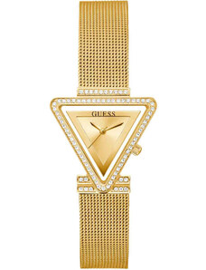 GUESS Fame Crystals Clear - GW0508L2, Gold case with Stainless Steel Bracelet