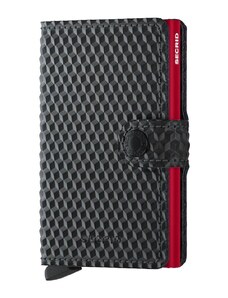 SECRID Πορτοφολι Miniwallet Cubic Black-Red MCu-Black-Red