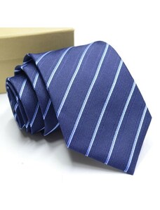 ΟΕΜ Επίσημη στενή γραβάτα μπλε ριγέ