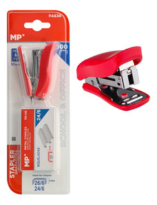 UMIDIGI MP mini συρραπτικό με ανταλλακτικά PA636, 24/6-26/6, 10 φύλλα, κόκκινο