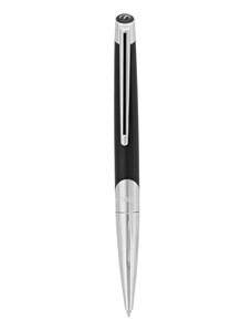 S.T. Dupont defi SILVER AND BLACK BALLPOINT PEN -