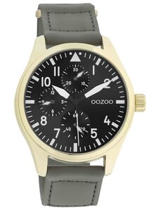 OOZOO Timepieces C11008 Grey Synthetic Strap