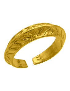 AMOR AMOR Δαχτυλίδι Από Ορείχαλκο Επιχρυσωμένο 24Κ PF37414