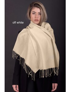 Ancient Greek Scarves Longline beige silk scarf