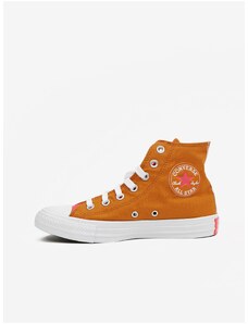 Πορτοκαλί Γυναικεία Sneakers στον Αστράγαλο Converse Chuck Taylor All Star - Γυναίκες
