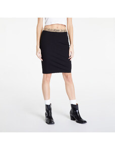 Φούστες Calvin Klein Jeans Milano Jersey Logo Tape Pencil Skirt Ck Black