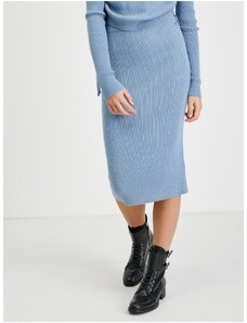 Light Blue Sheath Sweater Skirt Guess Calire - Γυναικεία