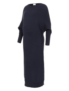 MAMALICIOUS Πλεκτό φόρεμα 'Hedvig' μπλε νύχτας