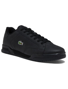 LACOSTE TWIN SERVE LEATHER TONAL SNEAKERS ΑΝΔΡΙΚΑ 41SMA0018-02H