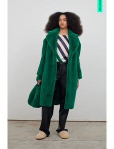 Jakke Katie Faux Fur Coat Green