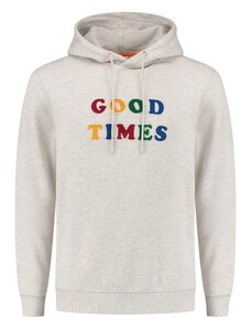 Shiwi Μπλούζα φούτερ 'Good Times' γκρι μελανζέ / ανάμεικτα χρώματα