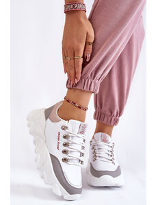 Kesi Γυναικεία Πλατφόρμα Cross Jeans KK2R4071C Sneakers Λευκό