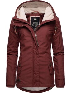 Ragwear Χειμερινό μπουφάν καφέ / μαύρο / λευκό