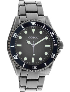 OOZOO Timepieces - C11013, Grey case with Stainless Steel Bracelet