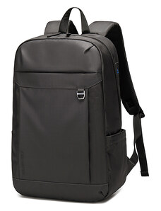 GOLDEN WOLF τσάντα πλάτης GB00400-BK, με θήκη laptop 15.6", μαύρη