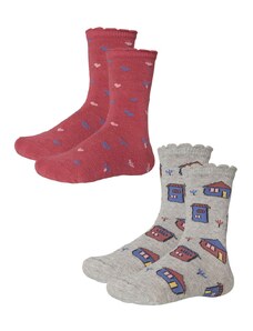 Ysabel Mora Παιδικές Κάλτσες Κορίτσι House Hearts - 2 Ζεύγη