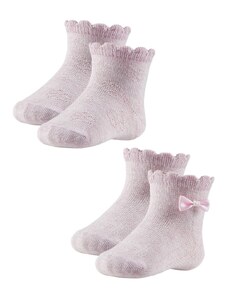 Ysabel Mora Βρεφικές Κάλτσες Κορίτσι Φιόγκος - 2 Ζεύγη
