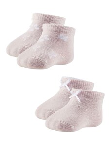 Ysabel Mora Βρεφικές Κάλτσες Κορίτσι Φιόγκος Box - 2 Ζεύγη