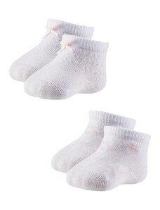 Ysabel Mora Βρεφικές Κάλτσες Κορίτσι Ανάγλυφο Box - 2 Ζεύγη