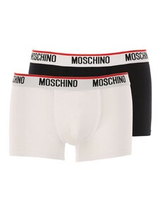 Moschino Ανδρικό Boxer Contrast Jacquard Logo Band - Διπλό Πακέτο