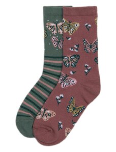 Ysabel Mora Παιδικές Κάλτσες Κορίτσι Butterflies - 2 Ζεύγη