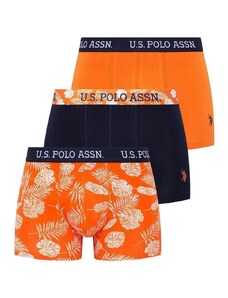 U.S. Polo ASSN. Ανδρικό Boxer Leaves - Τριπλό Πακέτο