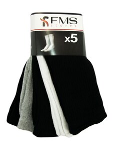 FMS Unisex Αθλητικές Κάλτσες - 5 Ζεύγη