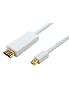 POWERTECH καλώδιο Mini DisplayPort σε HDMI CAB-DP012, 3m, λευκό