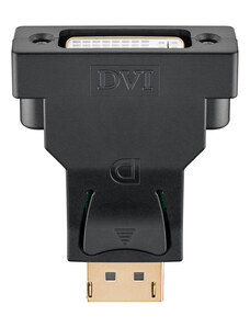 GOOBAY αντάπτορας DisplayPort σε DVI-D 1.1 51720, gold-plated, μαύρος