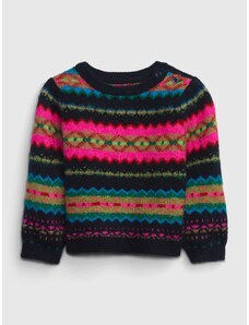 GAP Παιδικό πουλόβερ με νορβηγικό μοτίβο - Κορίτσια
