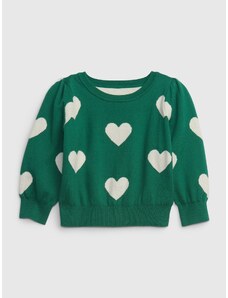 GAP Παιδικό πουλόβερ με μοτίβο καρδιάς - Κορίτσια