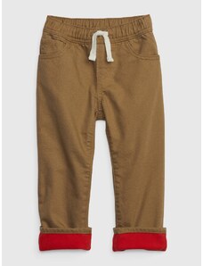 GAP Kids Jeans fleece-lined pull-on slim Washwell - Αγόρια
