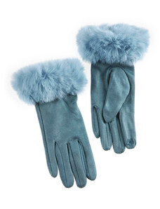 Γάντια Γυναικεία Ύφασμα Πολυεστέρα one size Verde 02-0660-BLUE