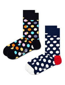 Happy Socks - 2 ζεύγη Κάλτσες Classic Big Dot Socks (BDO02-9350)