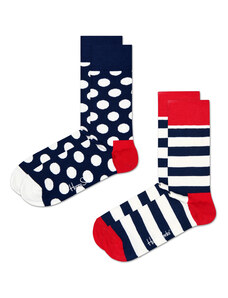Happy Socks - 2 ζεύγη Κάλτσες Classic Big Dot Socks (BDO02-6650)