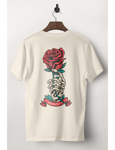 UnitedKind Affection Rose, T-Shirt σε εκρού χρώμα