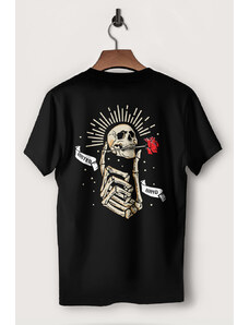 UnitedKind Skullrose, T-Shirt σε μαύρο χρώμα