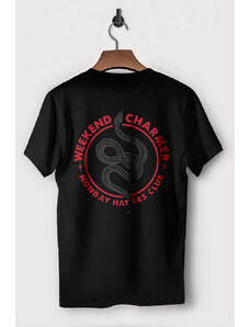 UnitedKind Monday Hater, T-Shirt σε μαύρο χρώμα