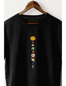 UnitedKind Solar System, T-Shirt σε μαύρο χρώμα