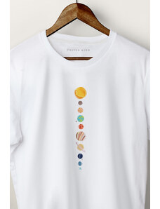 UnitedKind Solar System, T-Shirt σε λευκό χρώμα