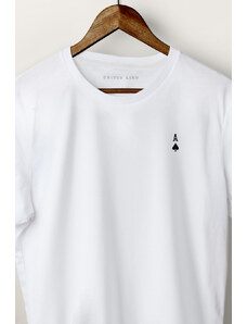 UnitedKind Black Ace, T-Shirt σε λευκό χρώμα